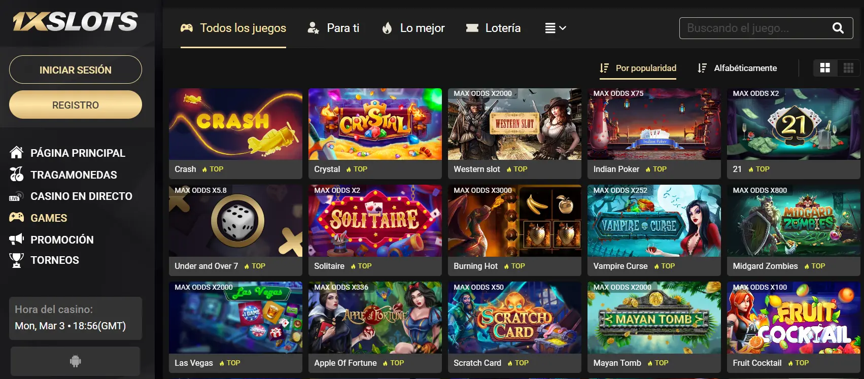 Juegos disponibles en 1xslots online casino Juegos disponibles en 1xslots casino