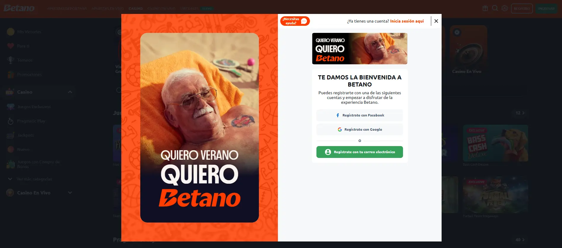Registro e inicio de sesión en Betano rápido Registro e inicio de sesión en Betano