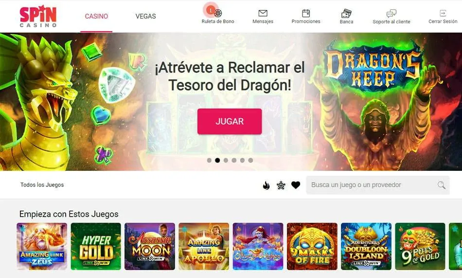 Spin Casino online con pesos chilenos Spin Casino